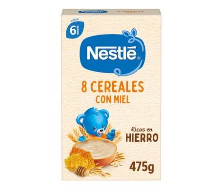 Nestlé Papillas 8 Cereales con Miel 475g