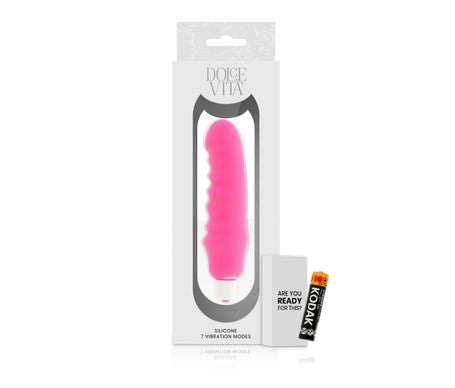 Dolce Vita Genius Vibrador Silicona Rosa 1ud