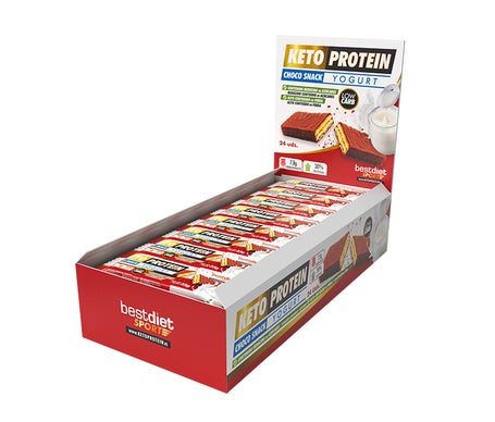 Keto Protein Barritas Choco Snack Yogurt 24 x 35g
