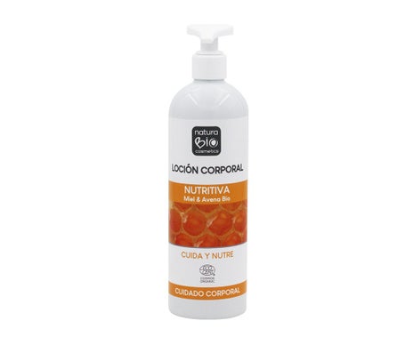 NaturaBio Cosmetics Loción Corporal Nutritiva con Miel y Avena 500ml