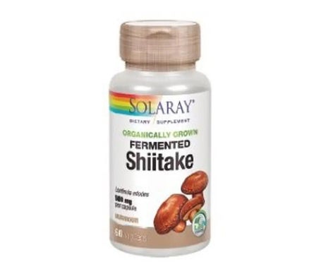 Solaray Shiitake 500mg 60 Cápsulas