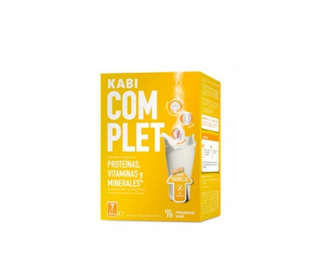 Kabi Complet polvo sabor vainilla 7 sobres 62g