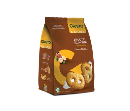 Giusto Galletas Sin Gluten Avena Avellana Bio 250g
