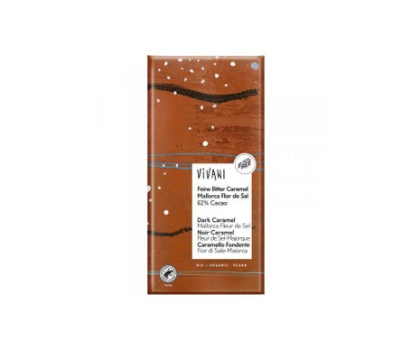 Vivani Chocolate Negro Caramelo Flor de Sal 62% 80g