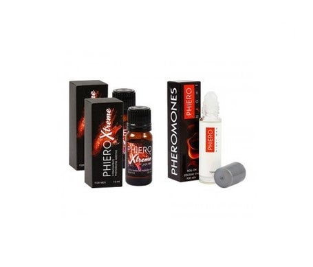 Phiero Xtreme concentrado de feromonas 10mlx2uds + perfume con feromonas 10ml