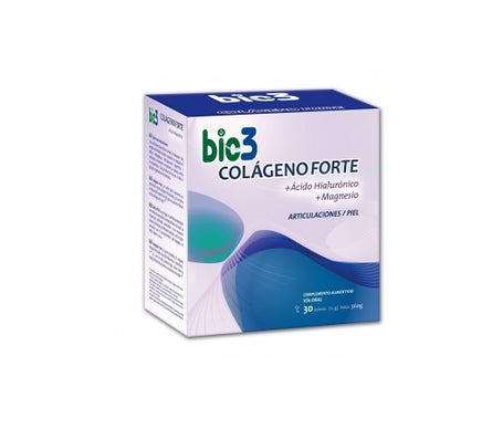 Bio3 Colágeno Forte Articulaciones y Piel 30 Sobres