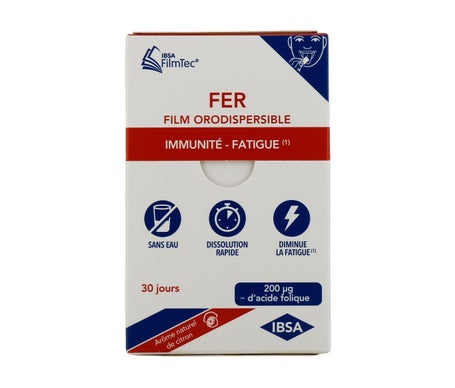 Ibsa Filmtec Hierro Inmunidad Fatiga 30uds | Natural Doctor