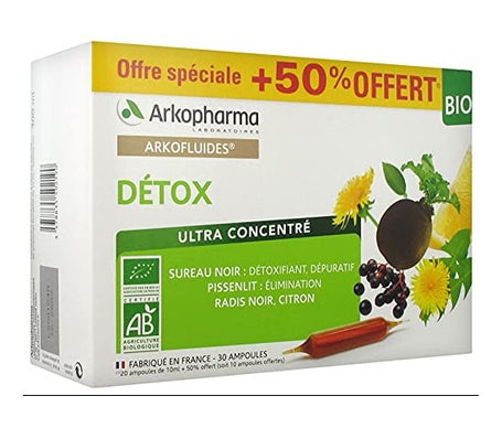 Arkopharma Arkofl Detox Bio 20+10 ampollas