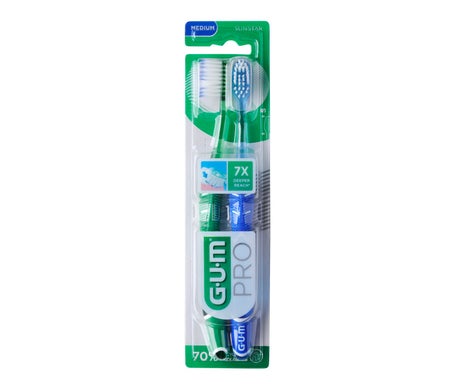 GUM Pro Cepillo Dental Medio 2uds