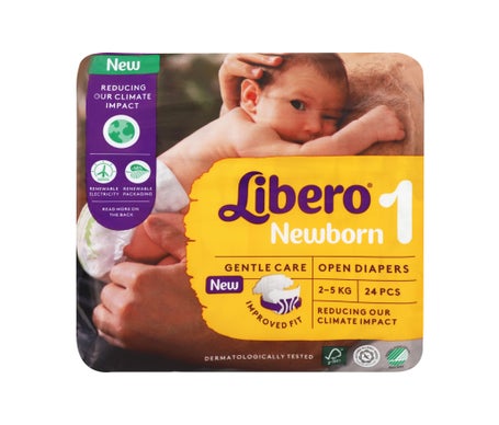 Libero Newborn 1 Pañal 2-5kg 24uds