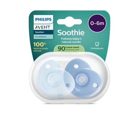 Philips Avent Soothie Chupete Eco Azul 0-6M Scf099/21 2uds