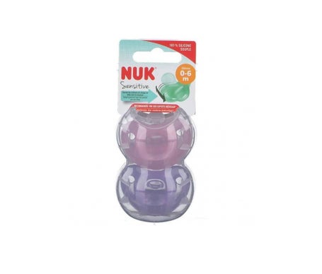 Nuk Sensible Chupete Silicona 0-6M 2uds
