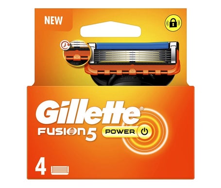 Gillette Fusion 5 Power Recambio 4uds