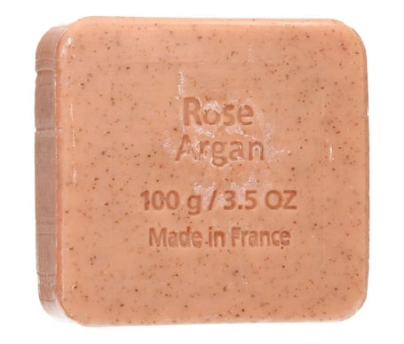 Savon du Midi Jabón Exfoliante Argán Rosa Bio 100g