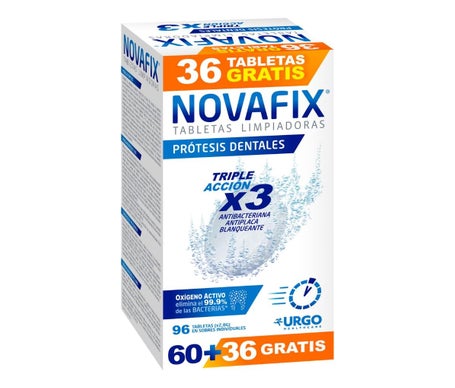 Novafix Tabletas Limpiadoras Triple Acción 96 uds