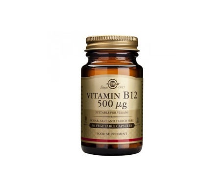 Solgar Vitamina B12 Cianocobalamina 500mcg 50vcaps