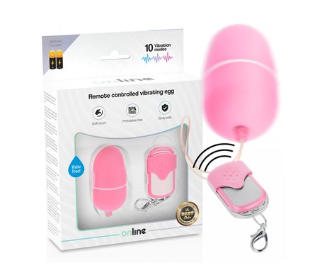 Online Huevo Vibrador Control Remoto M Rosa 1ud