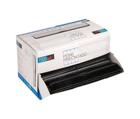 Eurostil Dispensador Peines Un Uso Precintados Negro Negro 1Un