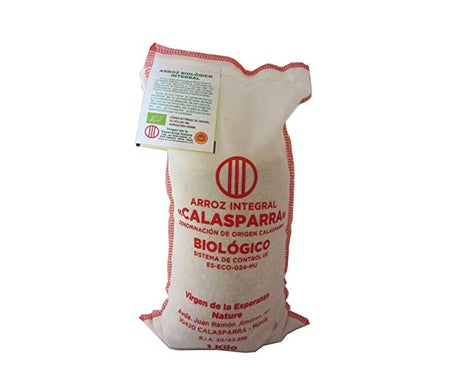 Calasparra Arroz Integral Bio Envase Tela 1kg