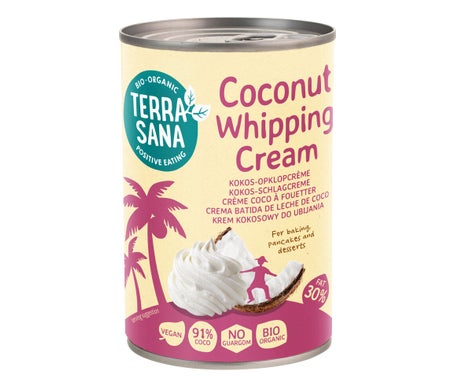 Terrasana Leche de Coco para Montar Bio 400ml