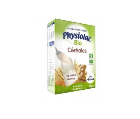 Physiolac Organic natural cereals (200g) - Alimentación del bebé