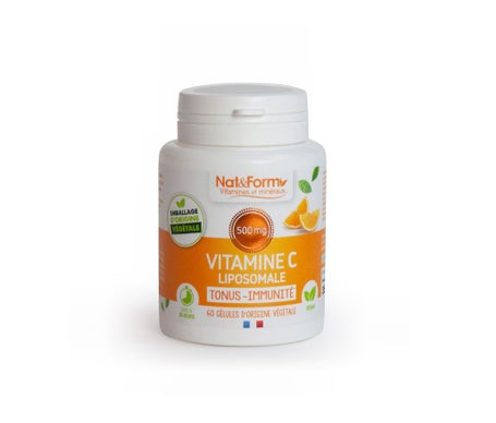 Nat&Form Vitamine C Liposomale Vegan 500mg 60caps