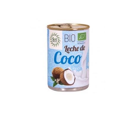 Solnatural Leche Coco Bio Lata Cocinar 400ml