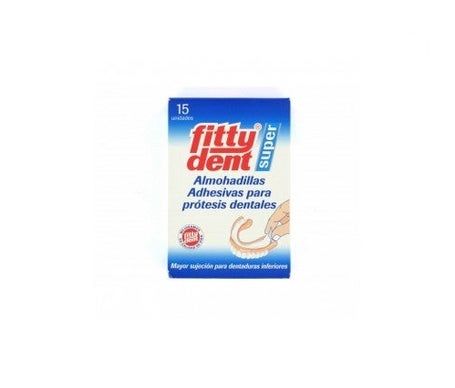 Fittydent almohadillas adhesivas prótesis 15uds