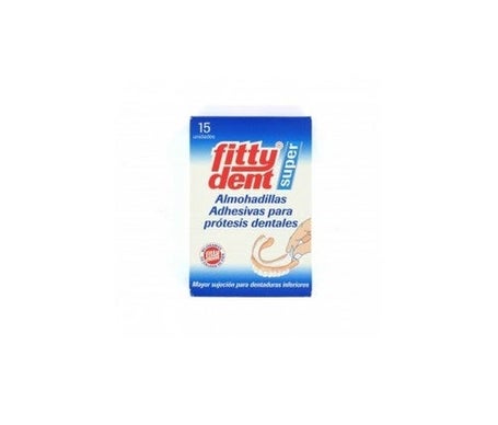 Fittydent almohadillas adhesivas prótesis 15uds