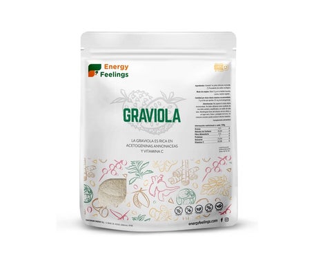 Energy Feelings Graviola Polvo Vegan Sin Gluten 1kg