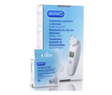 Alvita Cubierta Sonda Termómetro de Oído 20uds