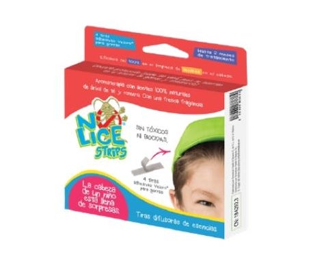 N-Lice® Strips Tiras Adhesivas Velcro® 4uds