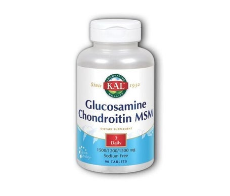 Kal Glucosamina Condroitina MSM 90caps