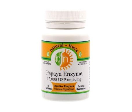 Natural Force Enzimas de Papaya 60comp