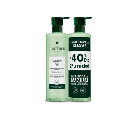 René Furterer Naturia Champú Micelar Suave 2x400ml