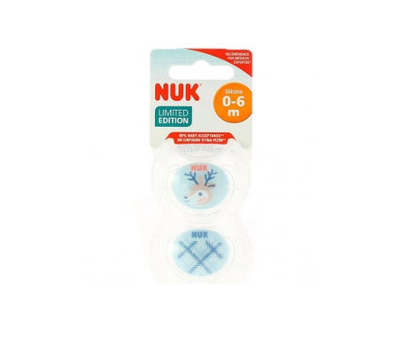Nuk Limited Edition Silicona 6-18 M 2uds