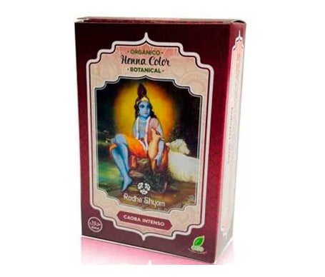 Radhe Shyam Henna Color Botanical Caoba Intenso 100g