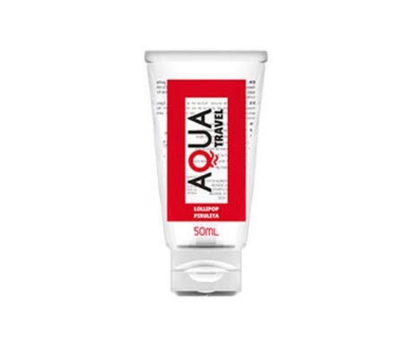 Aqua Travel Lubricante Base Agua Sabor Piruleta 50ml