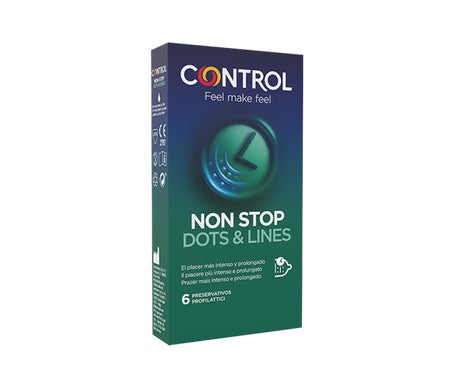 Control Non Stop Dots & Lines Preservativos 6uds