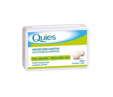 Quies Protection Auditive Cire Naturelle 24uts