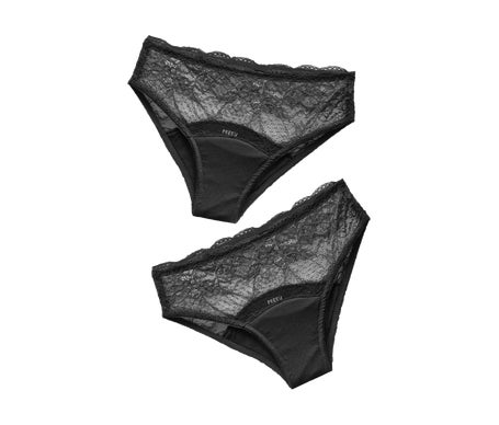 Anaissa Pack Braga Menstrual Lavable Algodón Bambú Chiara Negro S 1ud