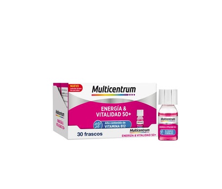 Multicentrum Energía y Vitalidad 50+ Frambuesa 30x7ml