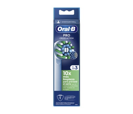 Oral-B CrossAction recambios 3 uds