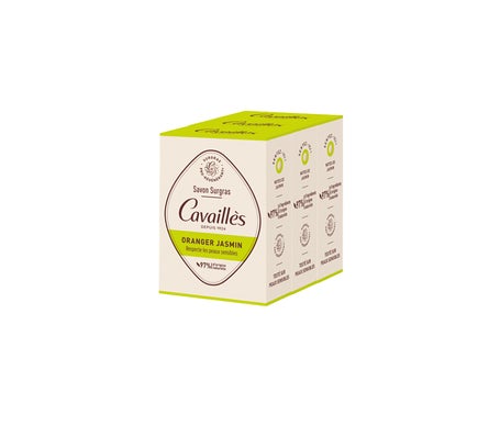 Cavailles Jabón Surgras Sólido Azahar Jazmín 3x200g