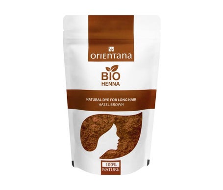 Orientana Bio Henna Tinte Natural Avellana Cabello Largo 100g