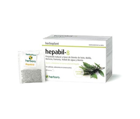 Herboplant Hepabil-8 20 filtros