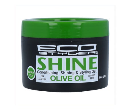 Eco Styler Shine Gel Fijador Aceite Oliva Sin Alcohol Fuert 89ml