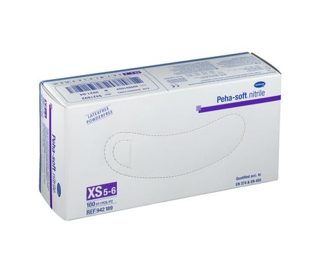 Peha Soft Nitrile Guantes TXS 100uds