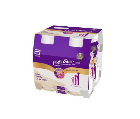 Pediasure Drink Pack 4 Botellas X 200 ml Vainilla