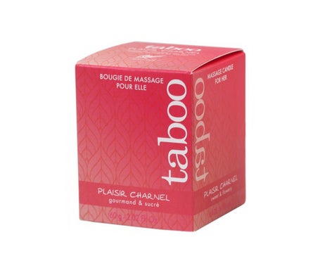 Ruf Taboo Vela de Masaje para Ella Plaisir Charnel Aroma Flor de Cacao 60 g | Natural Doctor